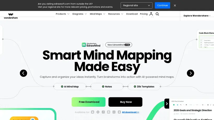 Edraw Soft homepage screenshot