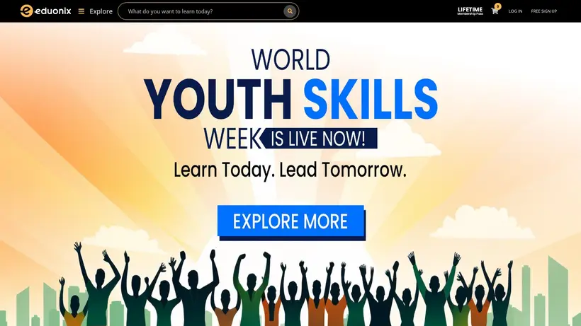 Edu Onix homepage screenshot