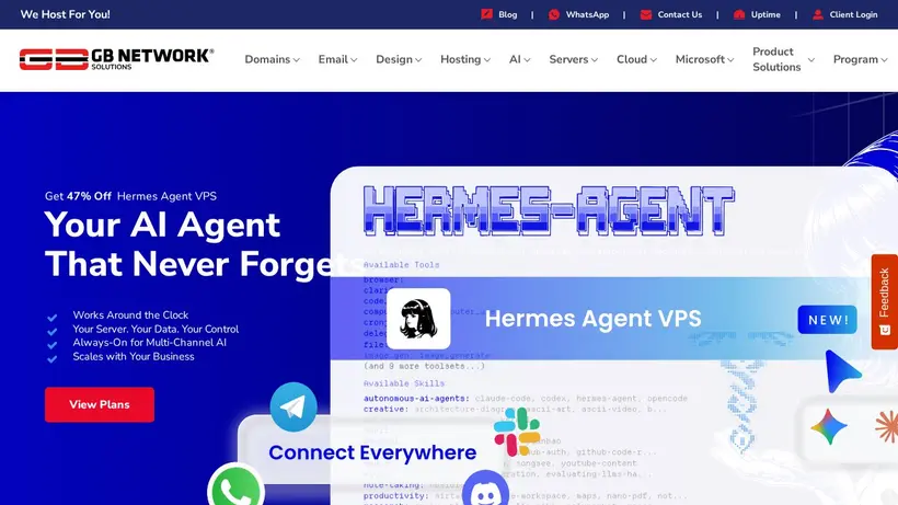 GB Network Malaysia homepage screenshot