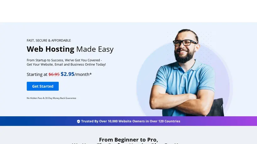 Host Upon homepage screenshot