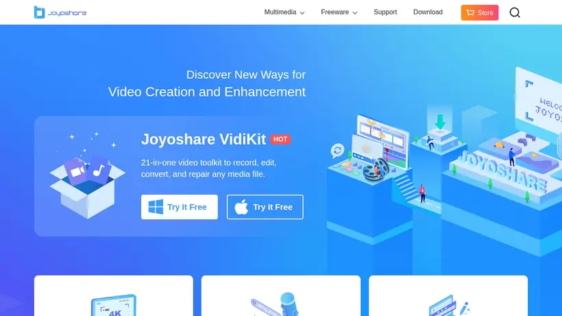 Joyo Share homepage screenshot