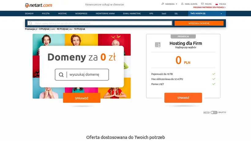 Linux.pl homepage screenshot