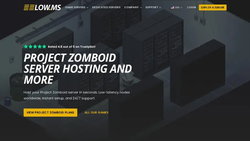 Low MS homepage screenshot