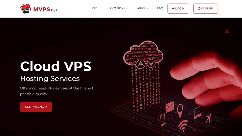 MVPS homepage screenshot
