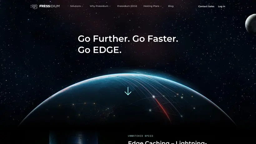 Pressidium homepage screenshot