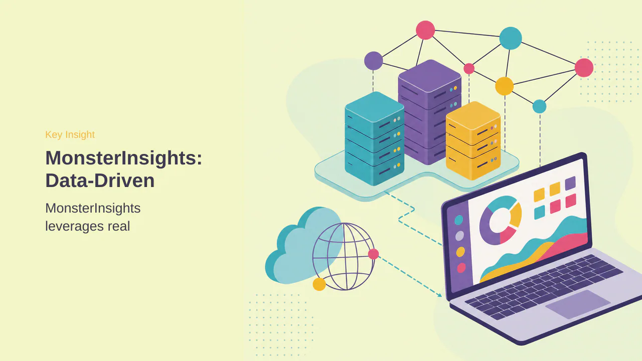 Editorial illustration for MonsterInsights: Data-Driven Related Content