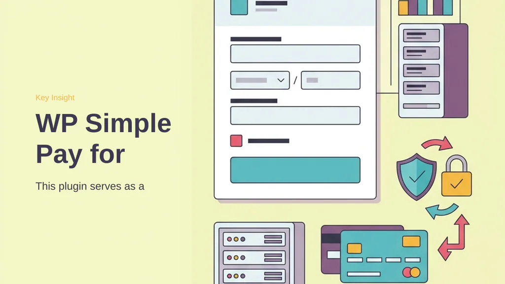 Editorial illustration for WP Simple Pay for Rapid Payment Collection