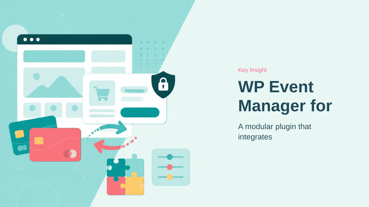 Editorial illustration for WP Event Manager for WooCommerce Users