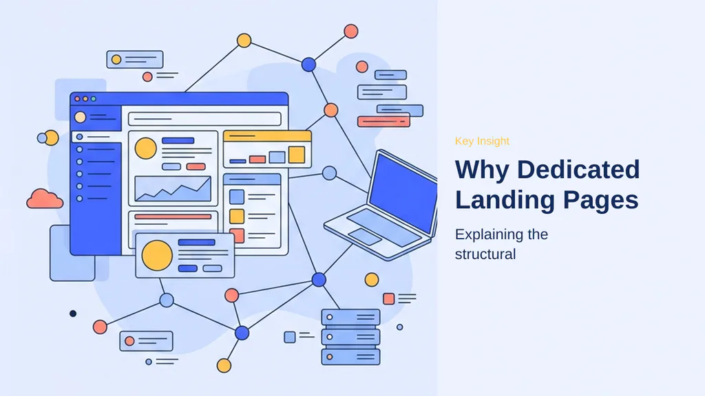 Editorial illustration for Why Dedicated Landing Pages Drive Better Conversions