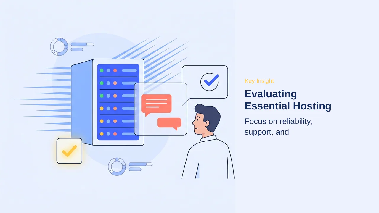 Editorial illustration for Evaluating Essential Hosting Requirements