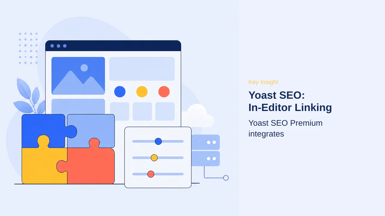 Editorial illustration for Yoast SEO: In-Editor Linking Suggestions