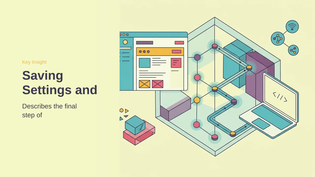 Editorial illustration for Saving Settings and Rebuilding the Index