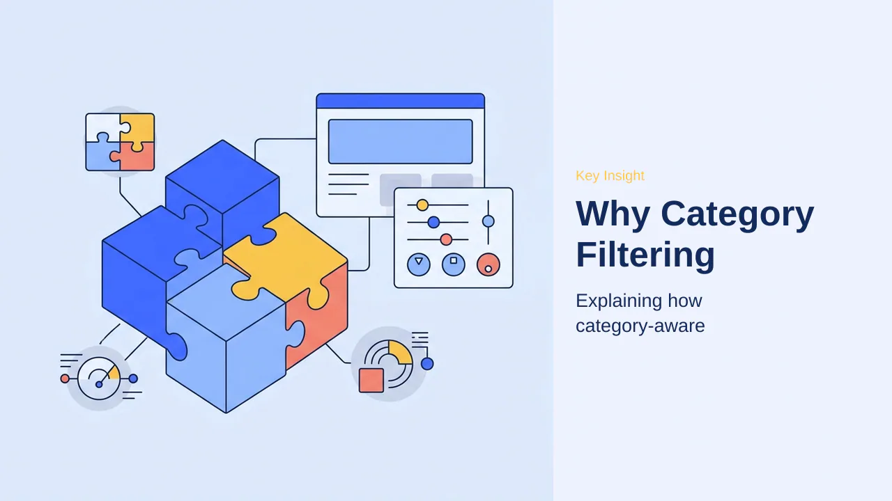 Editorial illustration for Why Category Filtering Matters for User Experience
