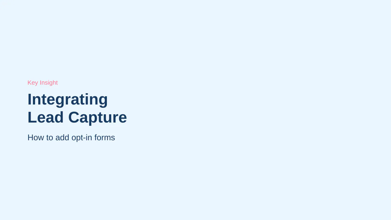 Editorial illustration for Integrating Lead Capture Forms
