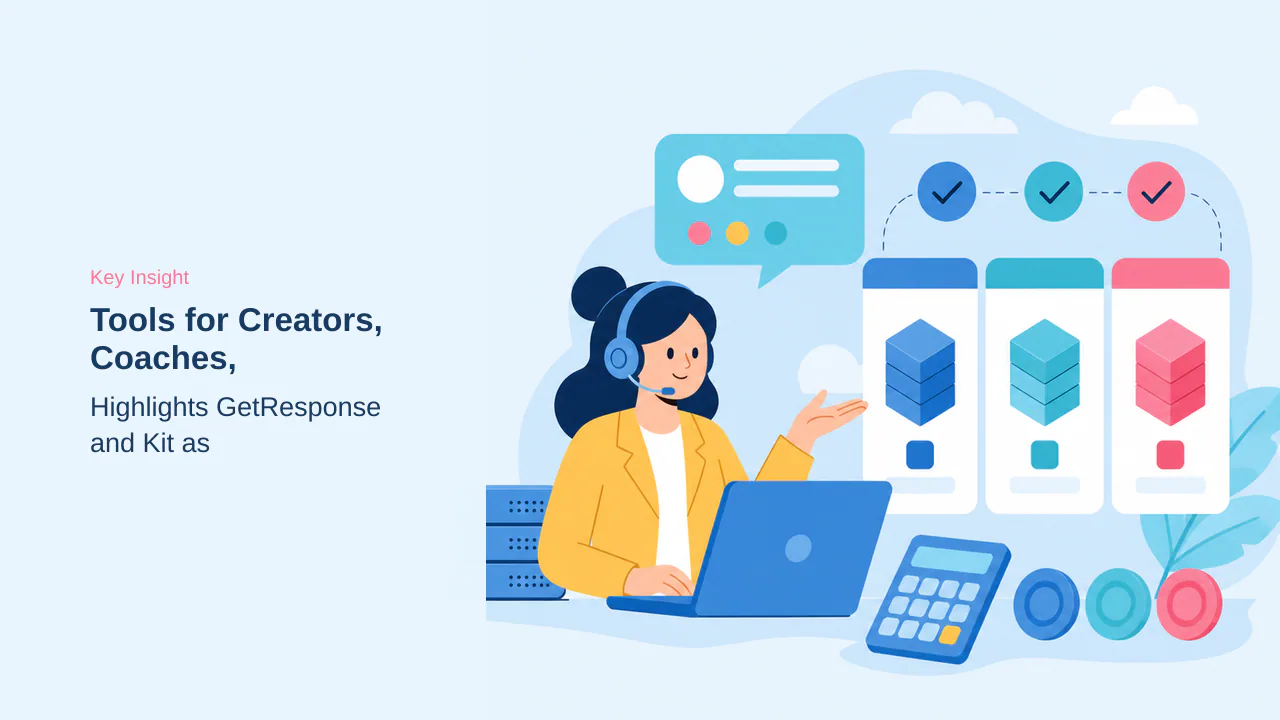 Editorial illustration for Tools for Creators, Coaches, and Course Sellers