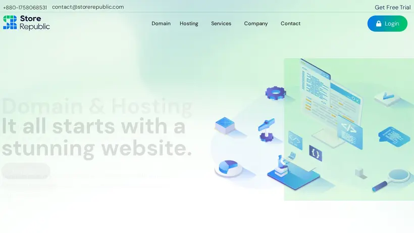 Store Republic homepage screenshot
