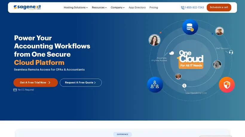 ThesageNext homepage screenshot